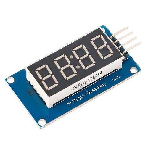 4'lü 7-Segment TM1637 Kırmızı Display Modülü