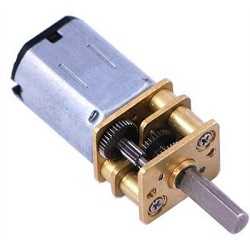 Metal Redüktörlü Mikro Motor 100RPM - 12V