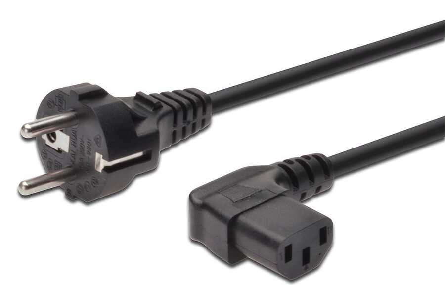 Power Kablo Erkek 90'-Dişi 90' 3x0.75mm 1.8mt OZK-4